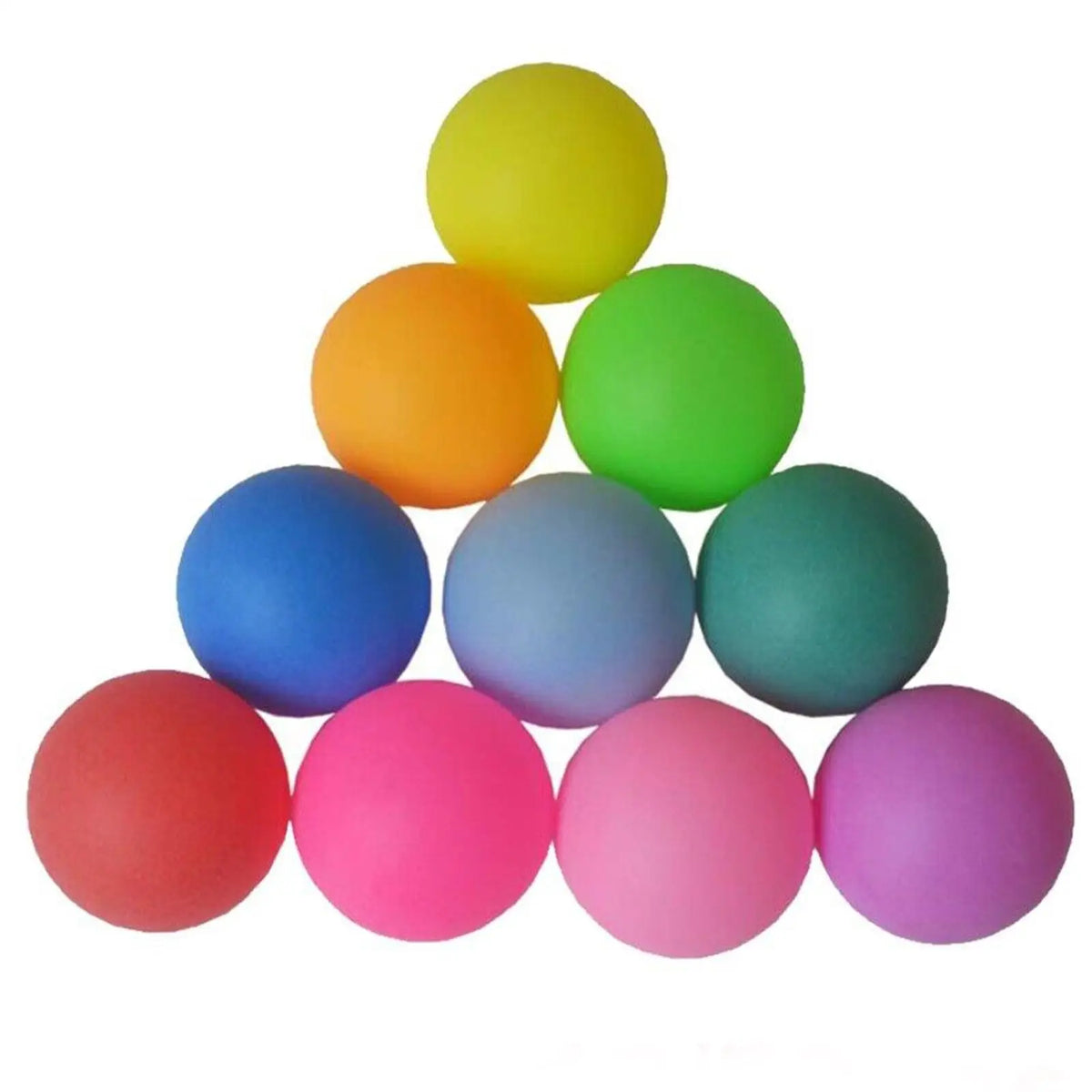 40mm Coloured Ping Pong Balls 10–50 Pack | Party & DIY Games Ping Pong Balls QXL 50PCS
