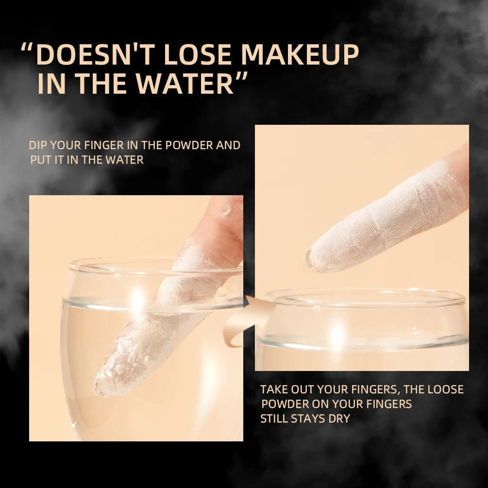 QIBEST Matte Loose Setting Powder | Oil Control 24H Waterproof Loose Setting Powder QXL
