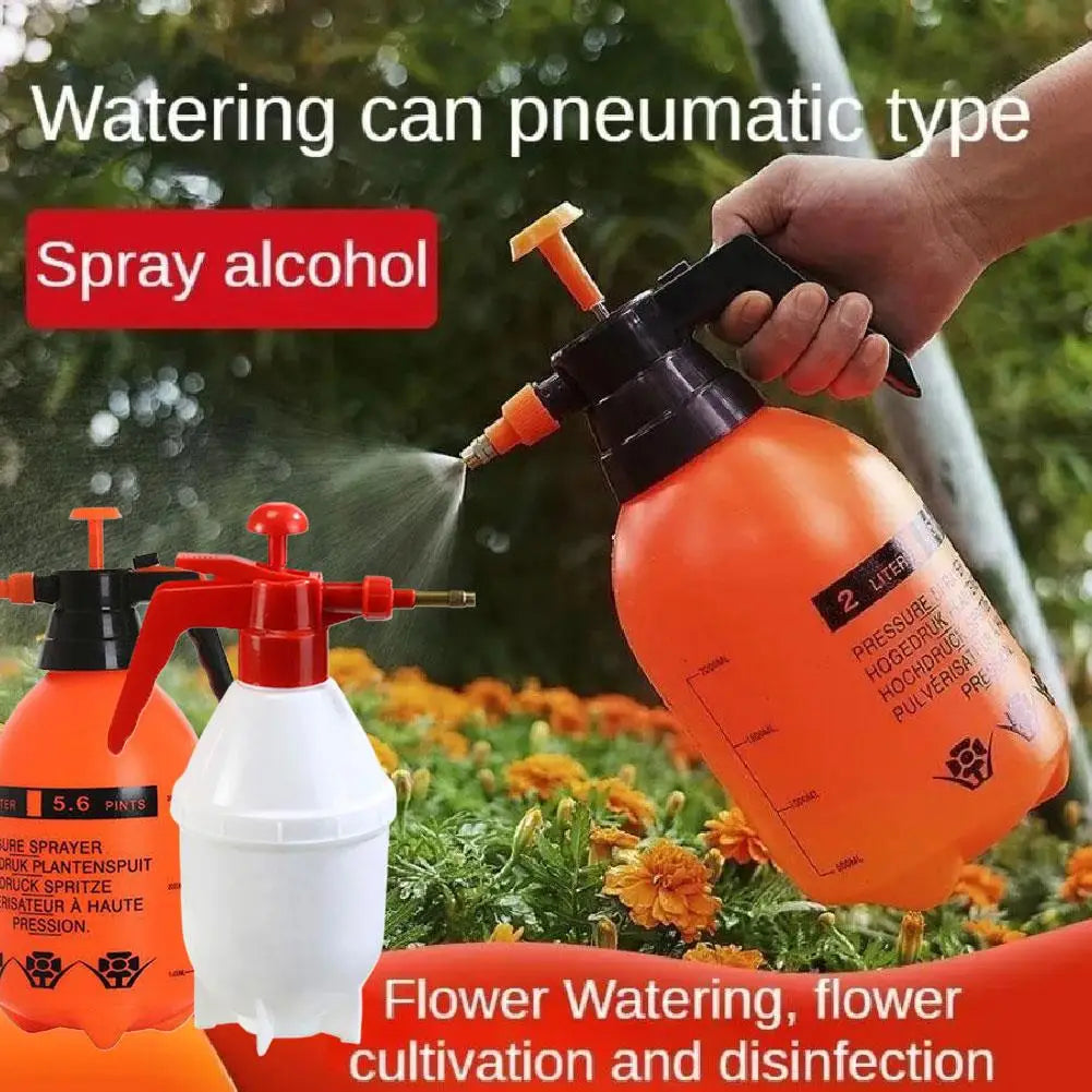 2/5L Garden Pump Pressure Sprayer | Brass Nozzle & Shoulder Strap Garden Pump Sprayer QXL