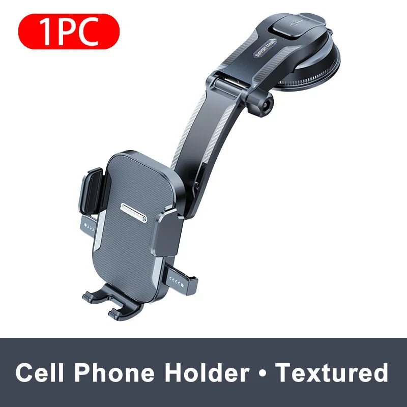 360° Car Phone Mount | Dashboard & Windshield Holder Car Phone Mount QXL Textured Type
