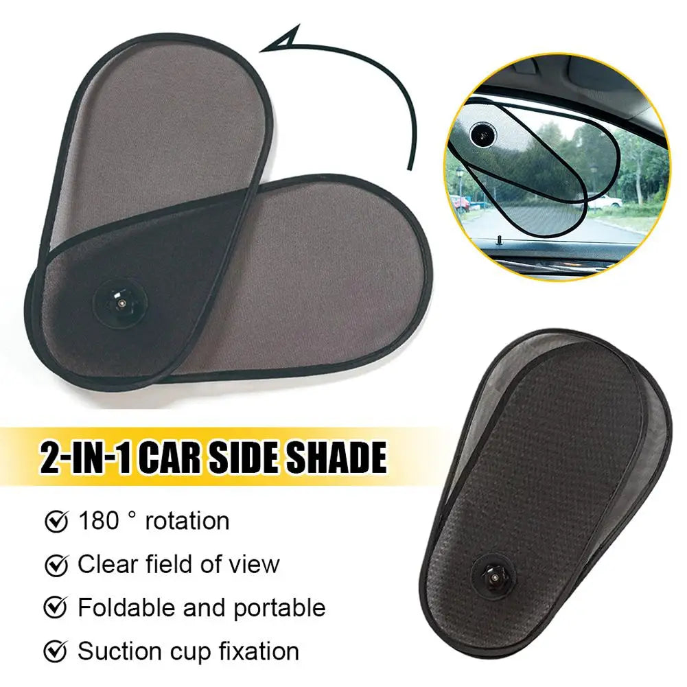 Car Window Sun Shade 180° Adjustable UV Block | Foldable Car Window Sun Shade QXL