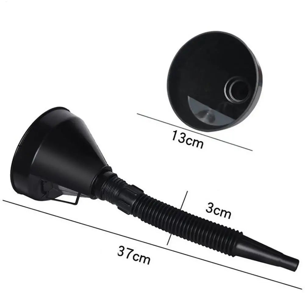 Universal Oil Funnel Set with Filter & Flexible Extension Nozzle Automotive Funnel Set QXL 1pcs