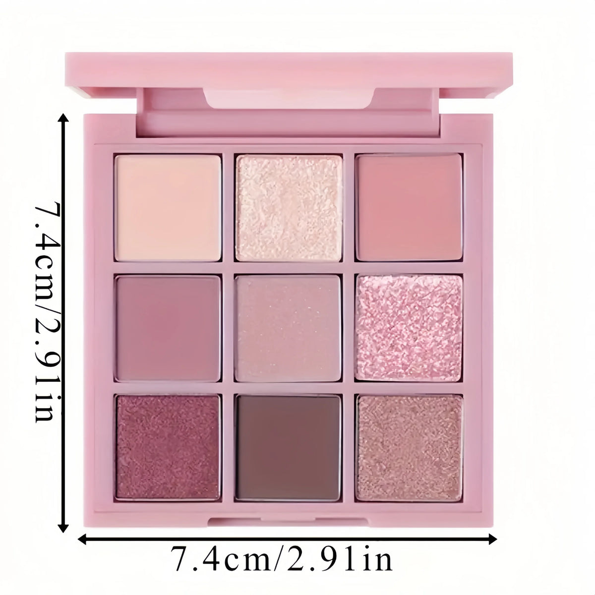 9-Color Smokey Eyeshadow Palette | Glitter, Pearl & Matte Eyeshadow Palette QXL
