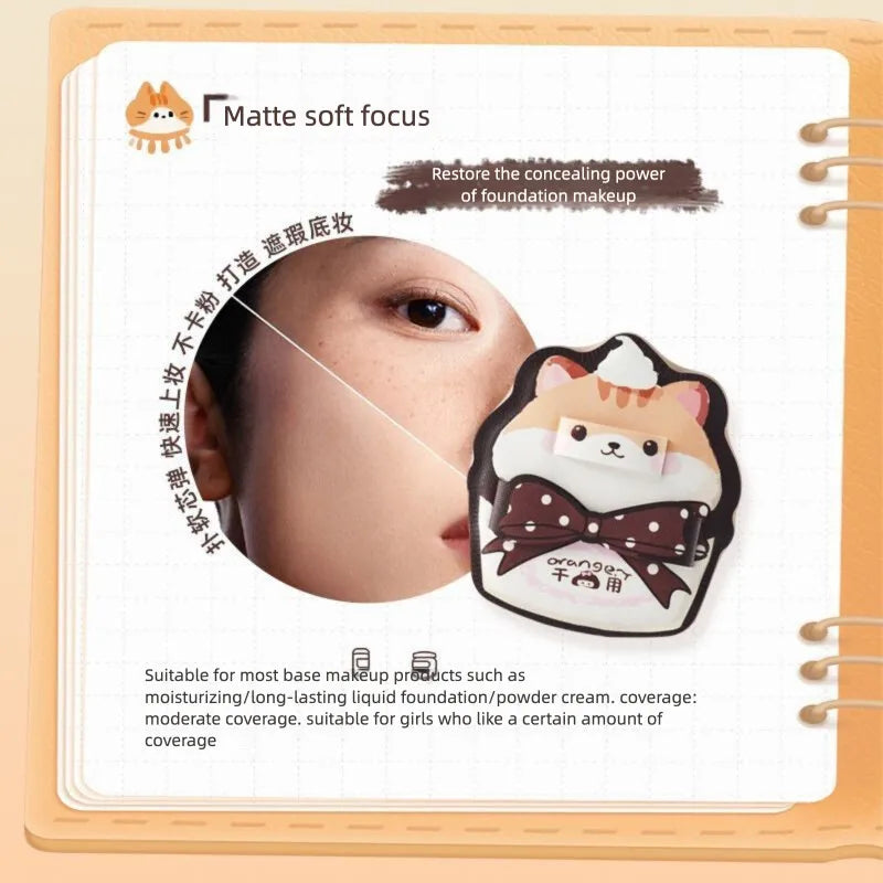 Dry & Wet Dual-Purpose Makeup Powder Puff | Foundation Sponge Makeup Powder Puff QXL