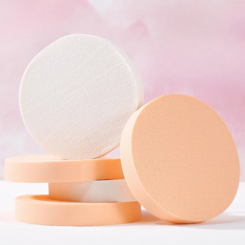 Round Foundation Puff | Soft Wet & Dry Makeup Sponge Makeup Sponge Puff QXL