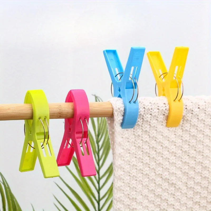 8-Pack Windproof Plastic Clothes Pegs | Clothesline Clips Clothes Pegs QXL