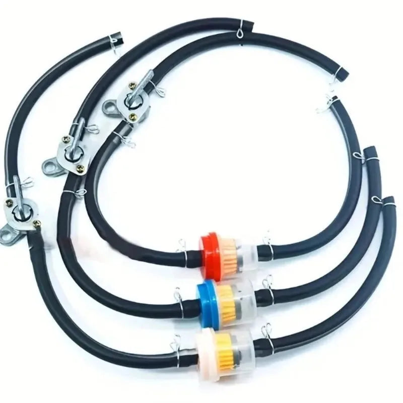 5mm Motorcycle Fuel Line Kit – Petcock Valve, Filter & Clamps Motorcycle Fuel Line Kit QXL
