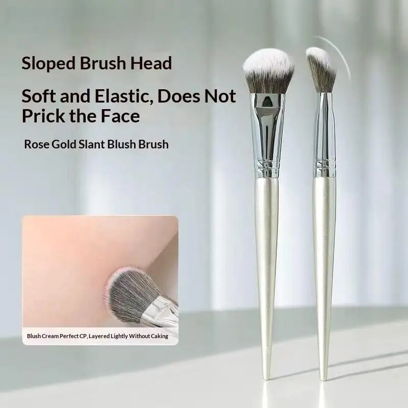 Professional Contour & Blush Brush – Foundation & Highlight Makeup Blush Brush QXL Default Title