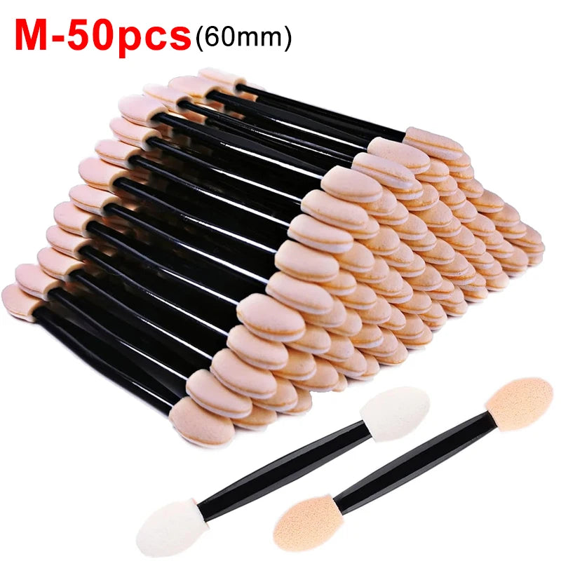 Disposable Double-Head Sponge Eyeshadow Applicators 10–50 Pack Eyeshadow Applicator QXL M-50PCS