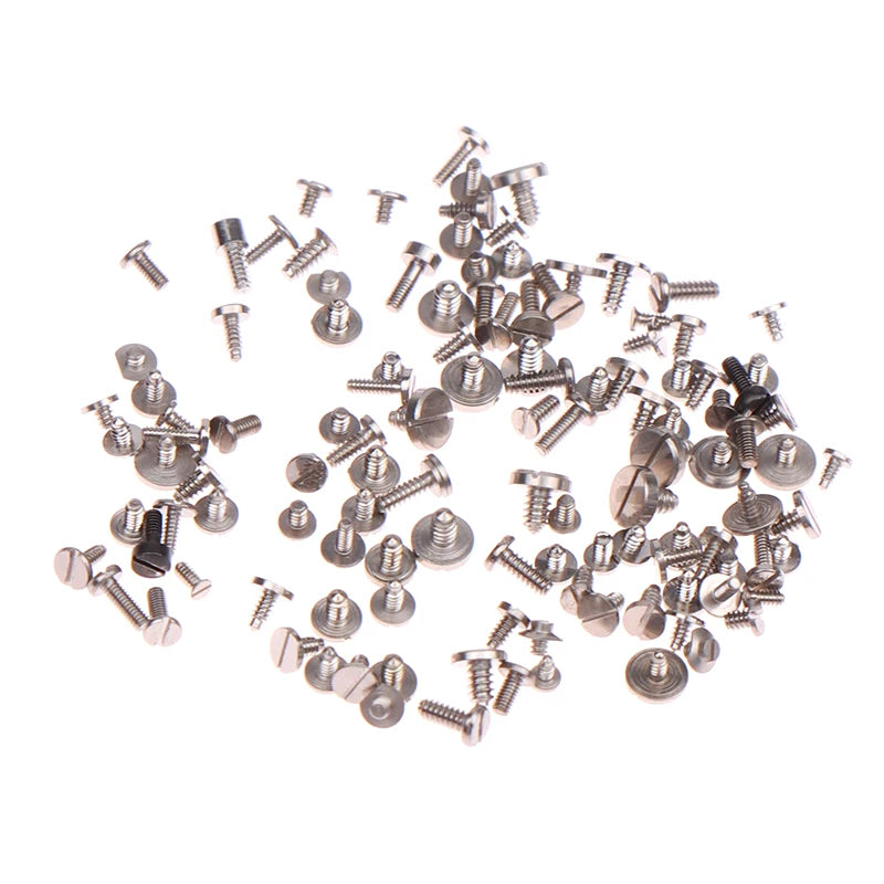 100-Pack Mixed Precision Watch Screws | Watchmaker Repair Set Watch Repair Screws QXL