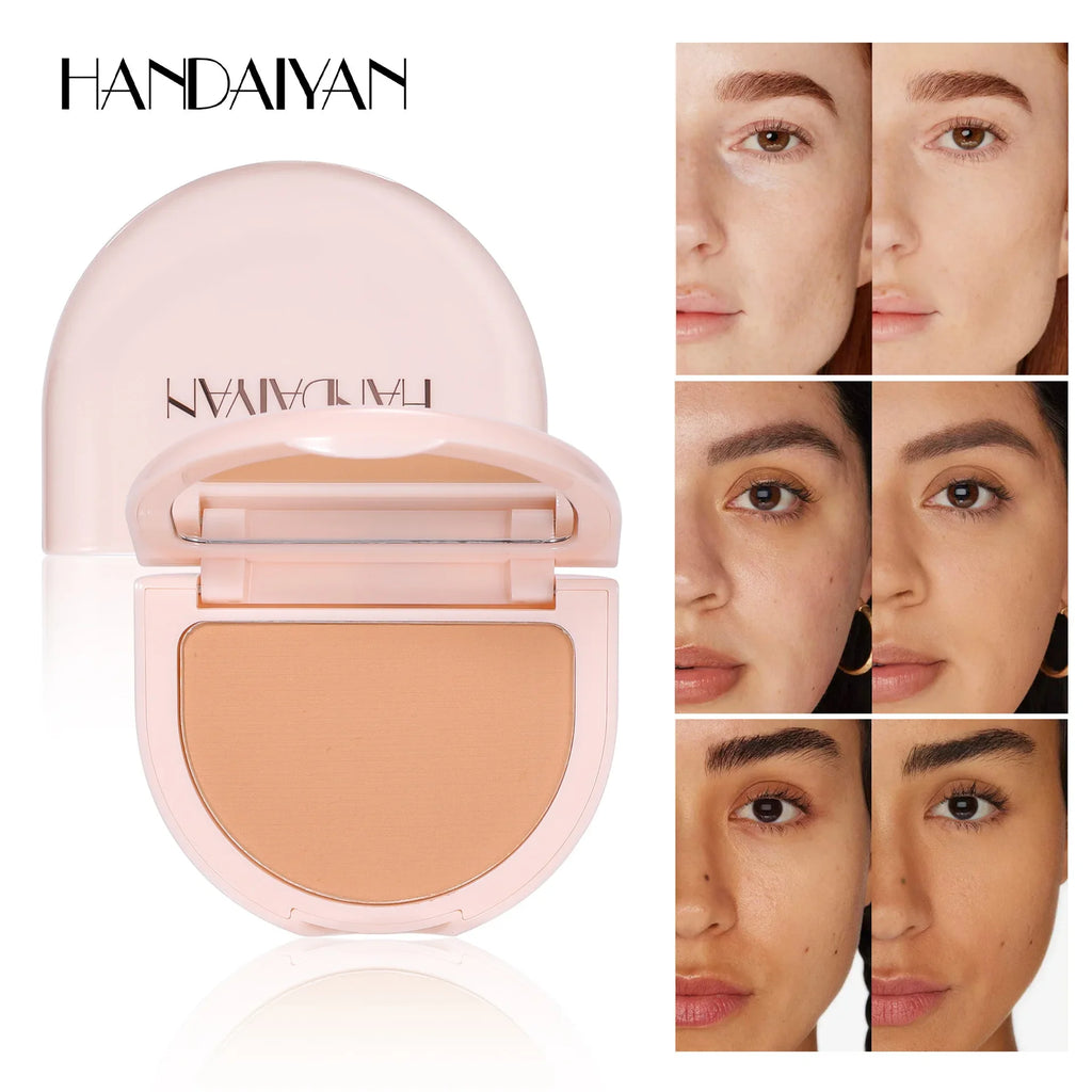 Handaiyan Matte Pressed Powder – Oil Control & Waterproof Pressed Setting Powder QXL