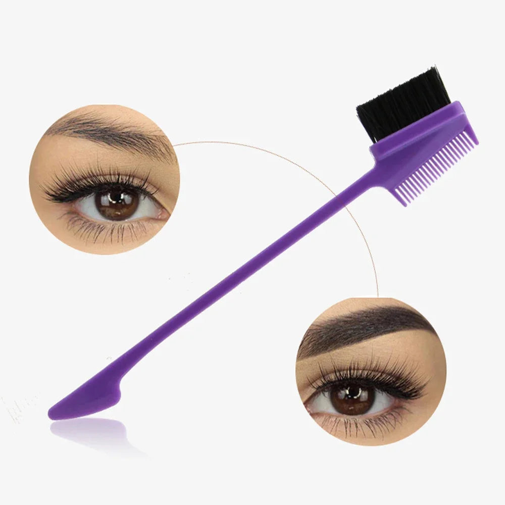 3-in-1 Hair Dye Comb | Edge Brush & Eyebrow Styling Tool Hair Styling Comb QXL