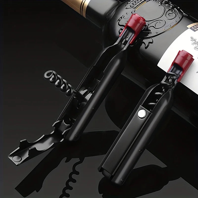 Wine Bottle Corkscrew & Bottle Opener with Fridge Magnet Wine Bottle Opener QXL
