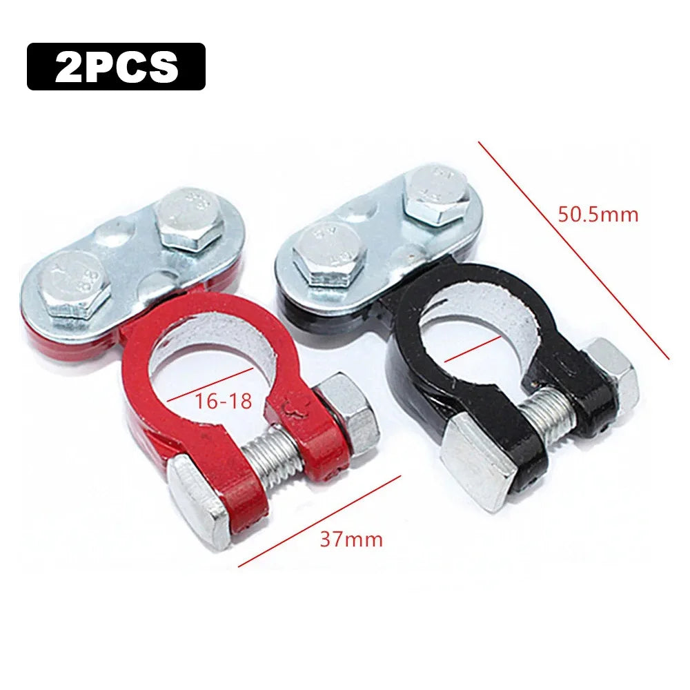Heavy-Duty Battery Terminal Clamps 12V 24V | Car Boat Truck Battery Terminal Clamp QXL