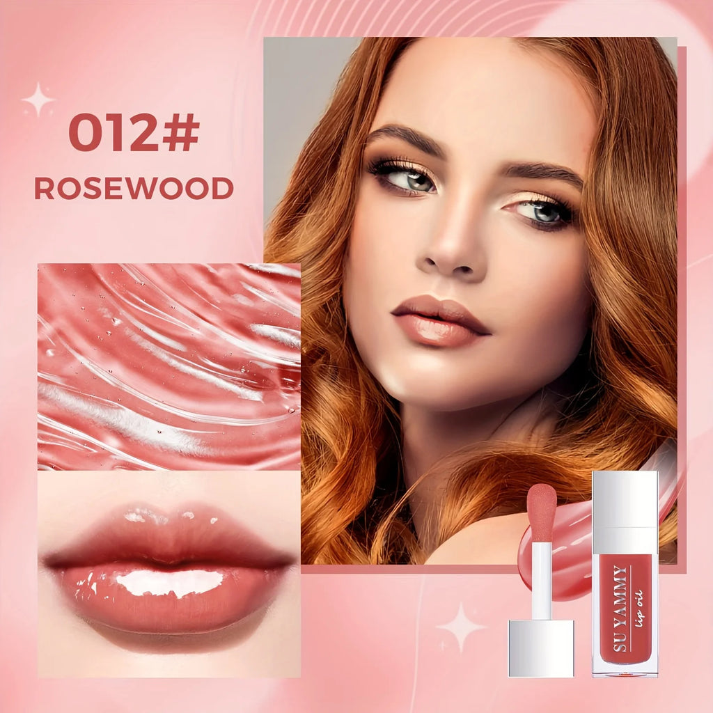 SU YAMMY Hydrating Lip Glow Oil | Tinted Plumping Lip Gloss Tinted Lip Gloss Oil QXL