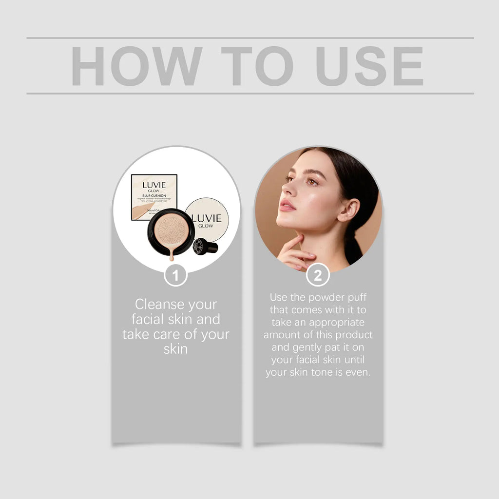 Mushroom Head Air Cushion CC Cream | Waterproof Foundation Air Cushion Foundation QXL