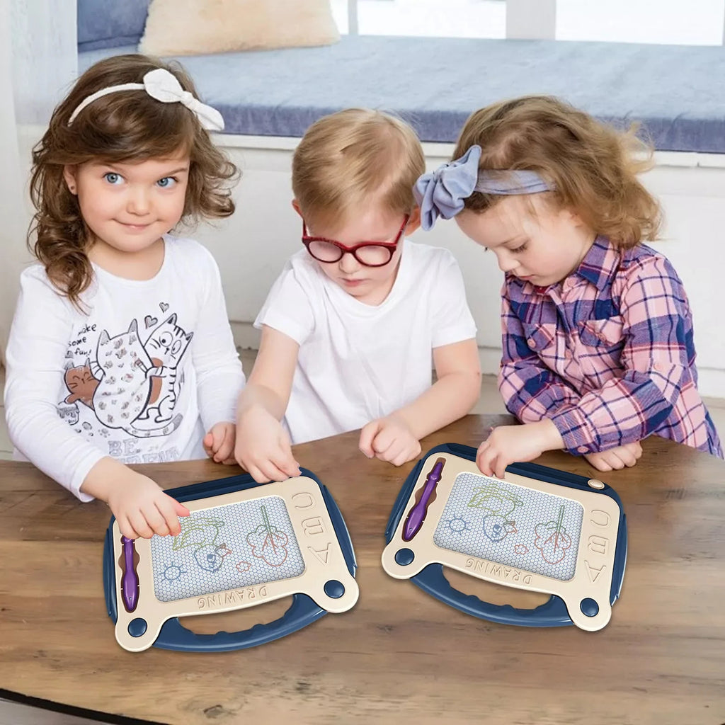 Kids Magnetic Drawing Board | Etch Sketch Toy Ages 3–12 Magnetic Drawing Board QXL