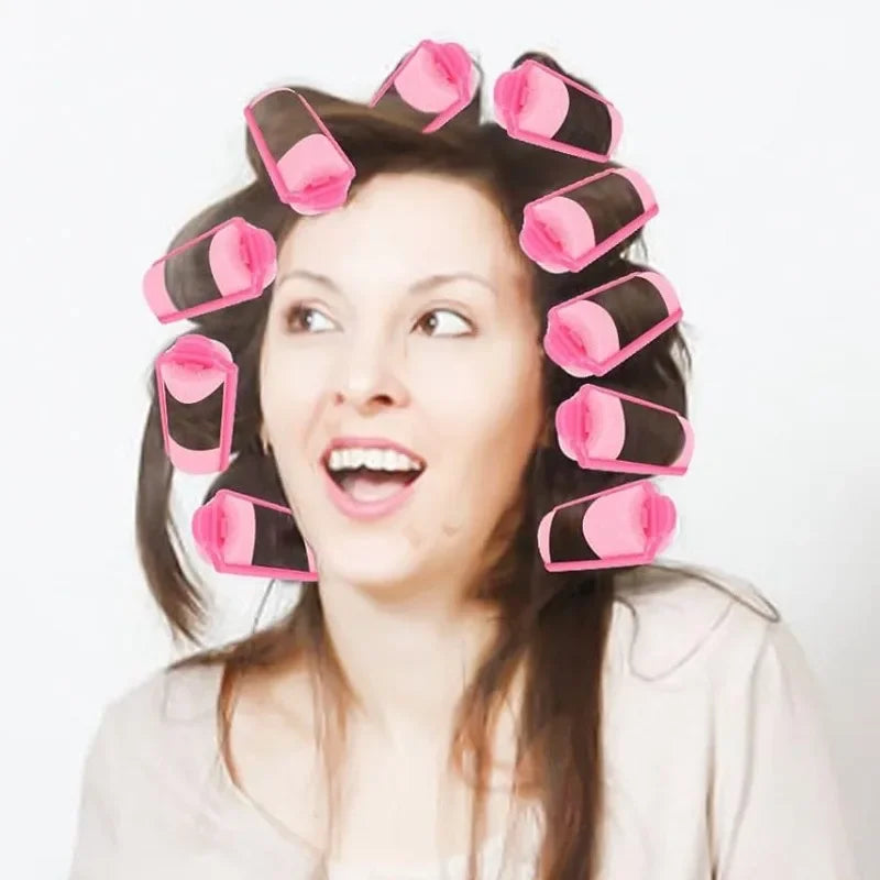 Foam Sponge Hair Curler Rollers | Heatless Curl Styling Set Hair Curler Rollers QXL