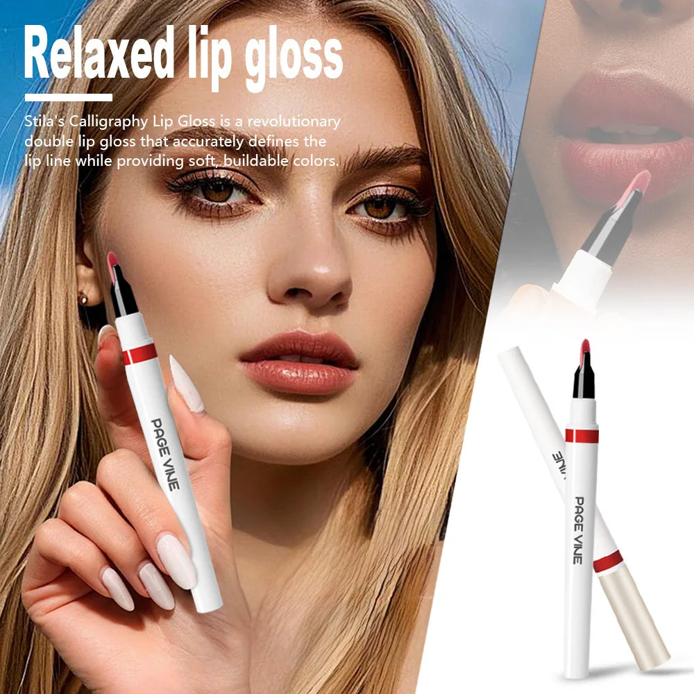 2-in-1 Matte Lip Liner & Lipstick Pencil | 12 Shades Lip Liner Pencil QXL
