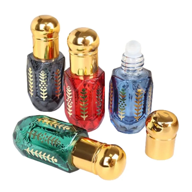6ml Glass Roll-On Bottle | Refillable Essential Oil Roller Glass Roller Bottle QXL