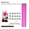 Nail Art Stamp Pen Set | 3 Pens & 15 Silicone Heads Nail Art Stamp Set QXL Default Title