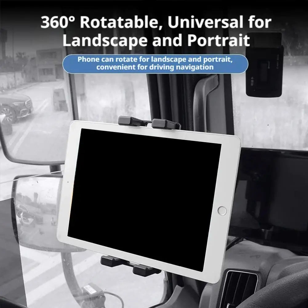 Heavy-Duty Shockproof Phone Mount for Trucks & Forklifts Vehicle Phone Mount QXL