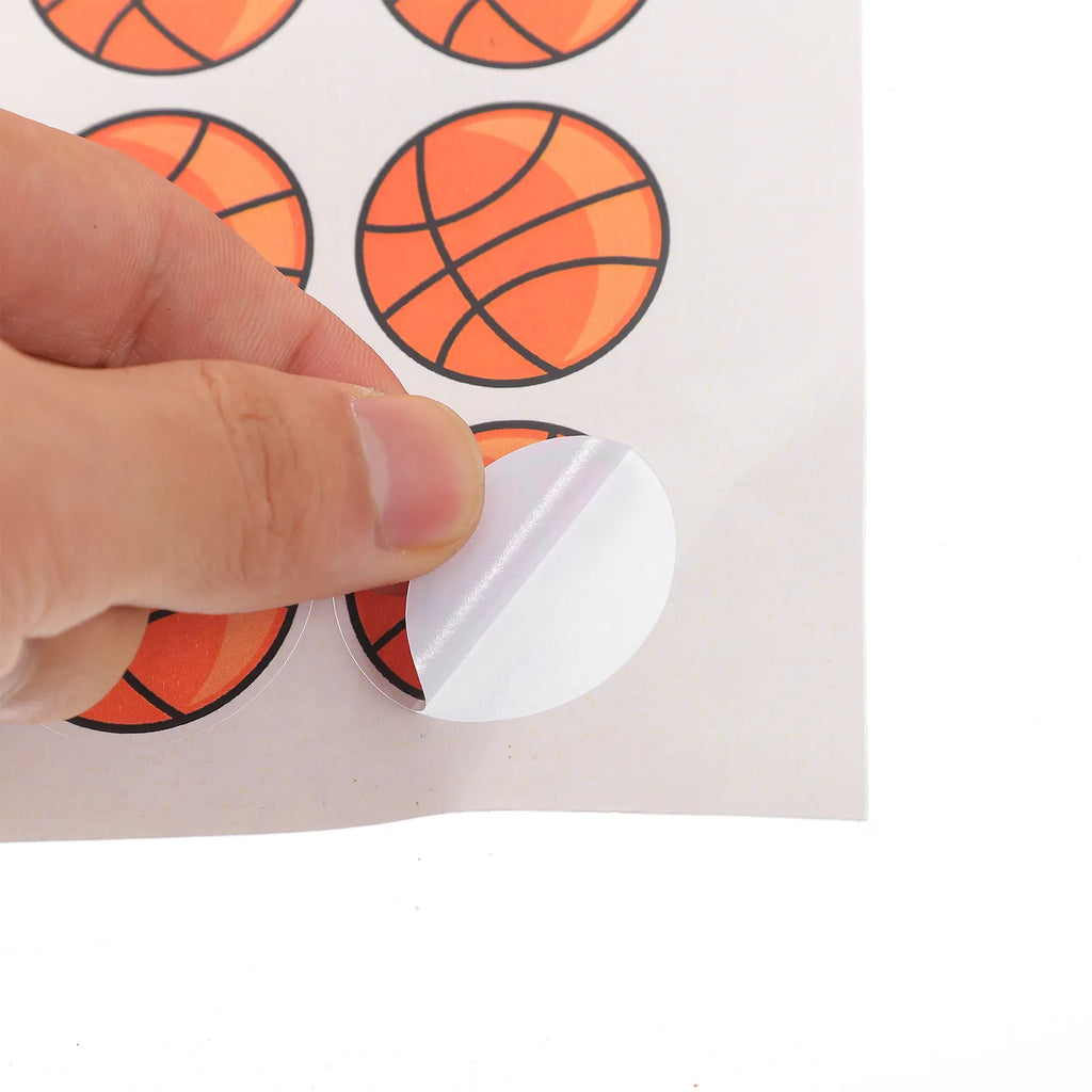 Basketball Temporary Tattoos – 40 Stickers per Sheet | Body Art Temporary Tattoo Stickers QXL