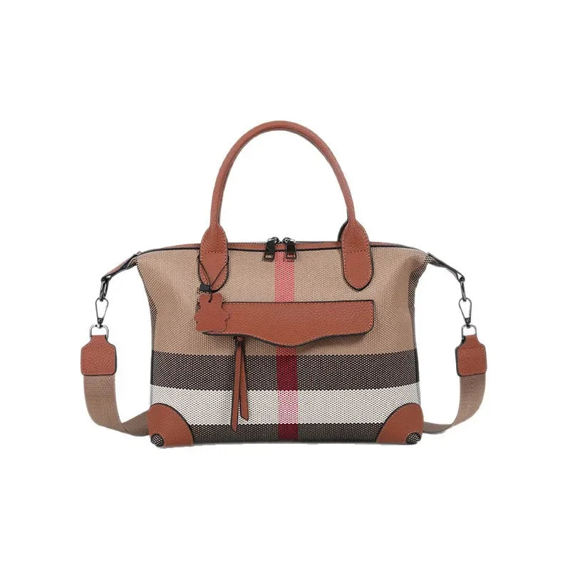 Luxury Leather Diaper Bag | Large Crossbody Tote for Moms Leather Diaper Bag QXL
