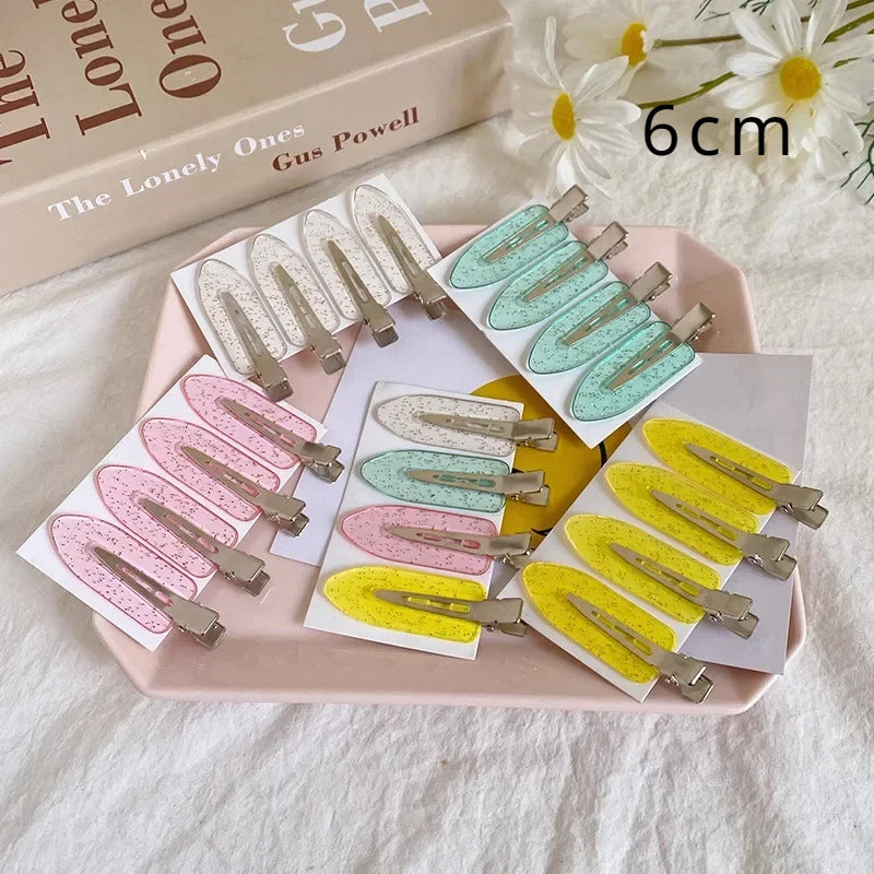 Seamless No-Bend Hair Clips | Side Bang Barrettes 2/4 Pack Hair Clips QXL