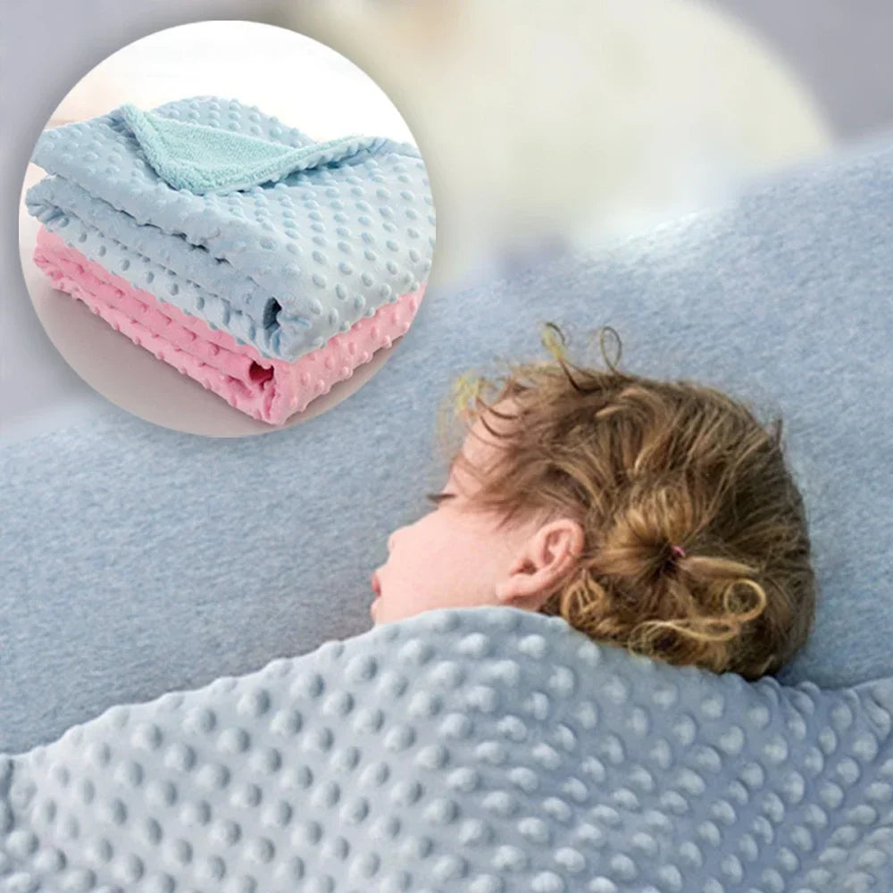 Newborn Swaddle Wrap & Blanket Set | Soft Cotton Fleece Baby Swaddle Blanket QXL