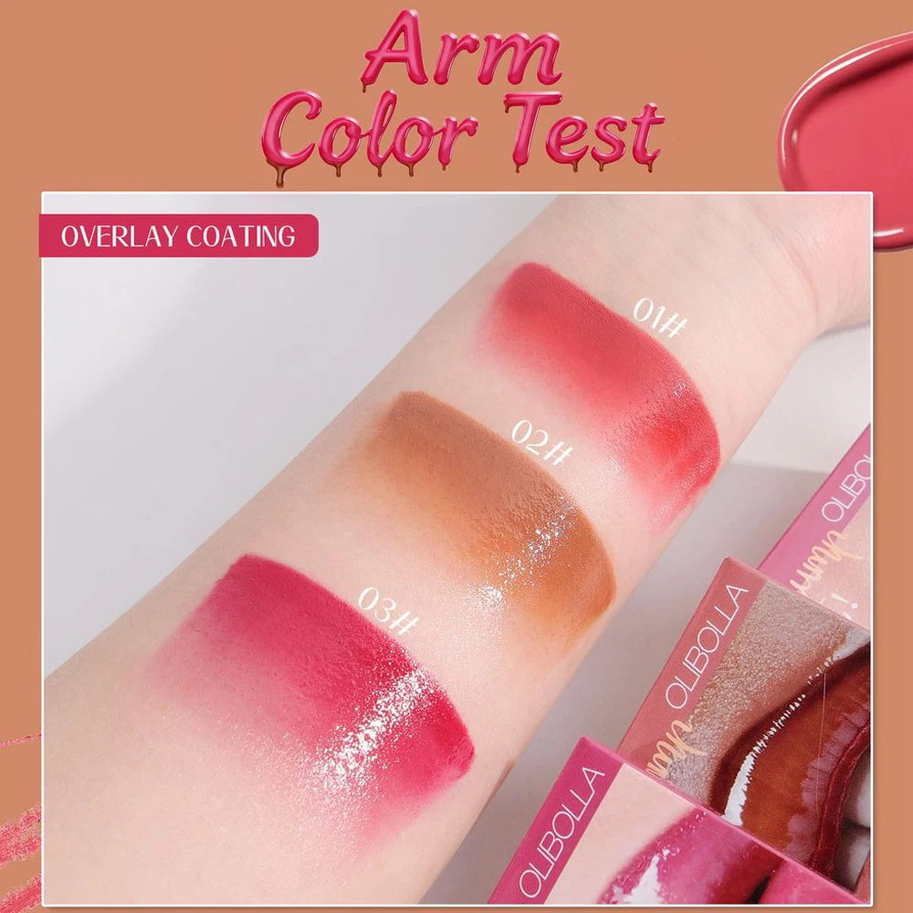 3-Pack K-Beauty Lip Gloss Set | Mirror Shine & Glasting Gloss Lip Gloss Set QXL