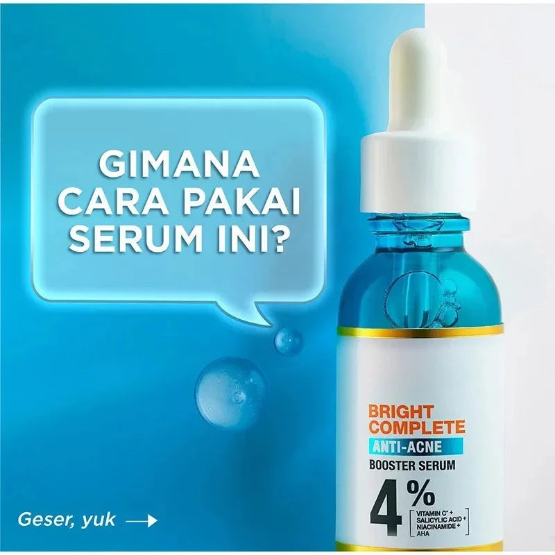 30ml Brightening Facial Serum | Pore-Minimizing & Moisturizing Brightening Facial Serum QXL