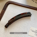 Minimalist Banana Clip | High Ponytail Vertical Hair Clasp Hair Banana Clip QXL Bright tortoiseshell