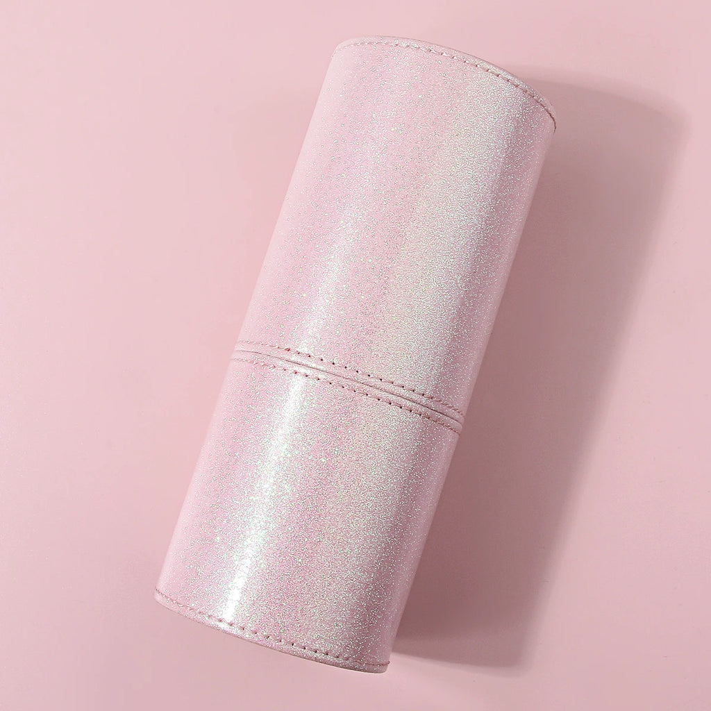 KOSSHOW Pink Detachable Makeup Brush Holder – Dustproof Makeup Brush Holder QXL