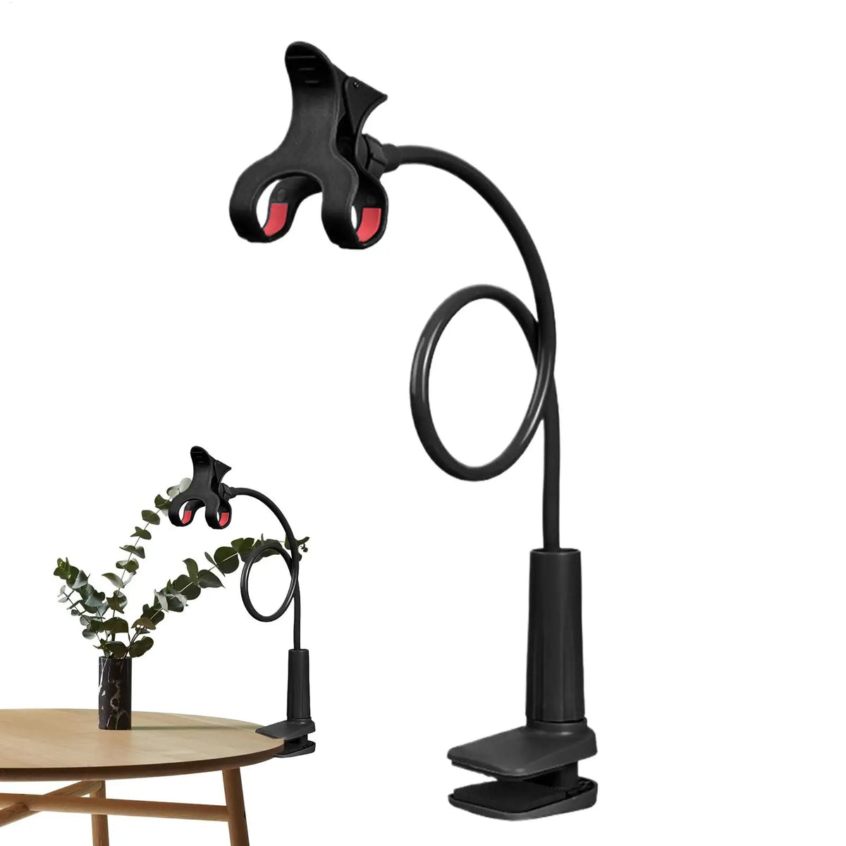 Gooseneck Phone Holder for Bed & Desk | Flexible Long Arm Phone Stand Holder QXL