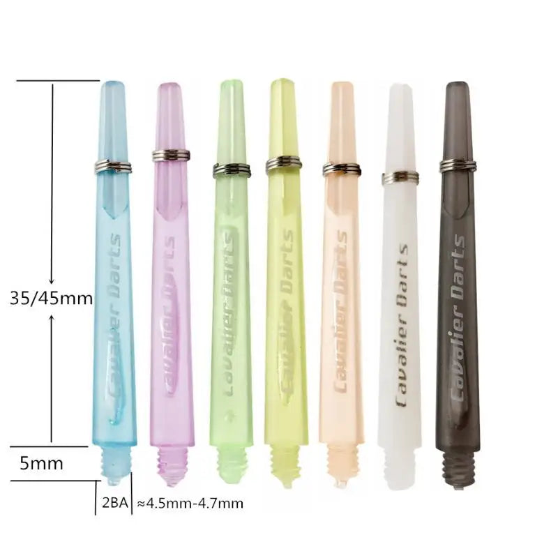 12-Pack Plastic Dart Stems 35mm & 45mm | 4.5mm O-Ring Shafts Dart Shaft Set QXL