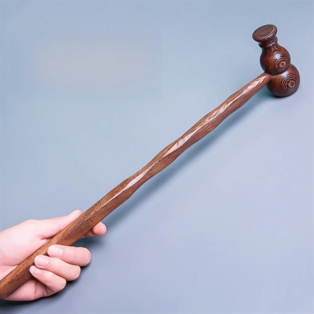 Gourd Shape Wooden Massage Hammer | Acupressure Roller Wooden Massage Hammer QXL Gourd