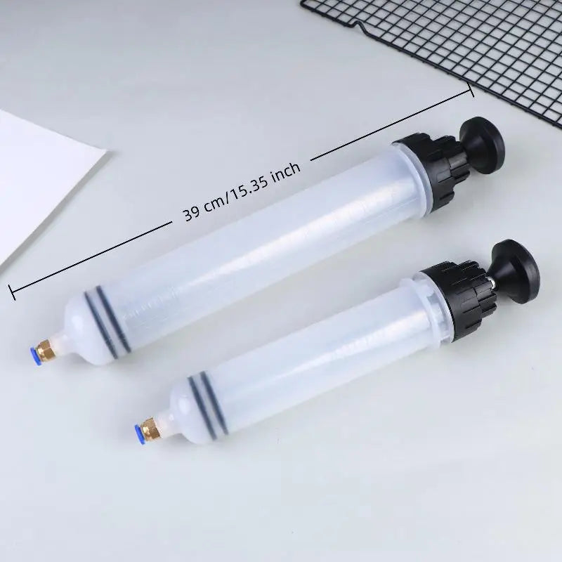 200ml Manual Oil Fluid Pump Syringe for Car Brake & Transmission Automotive Fluid Syringe QXL