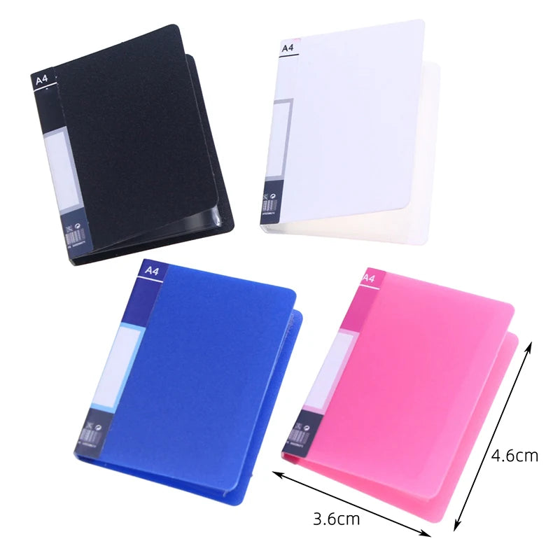 1:6 & 1:12 Dollhouse Miniature File Folder Binder Decor Accessory Dollhouse Miniature QXL