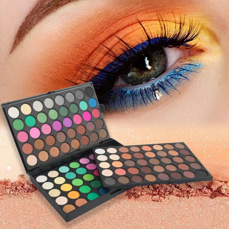 120-Color Eyeshadow Palette | Matte, Shimmer & Glitter Eyeshadow Palette QXL