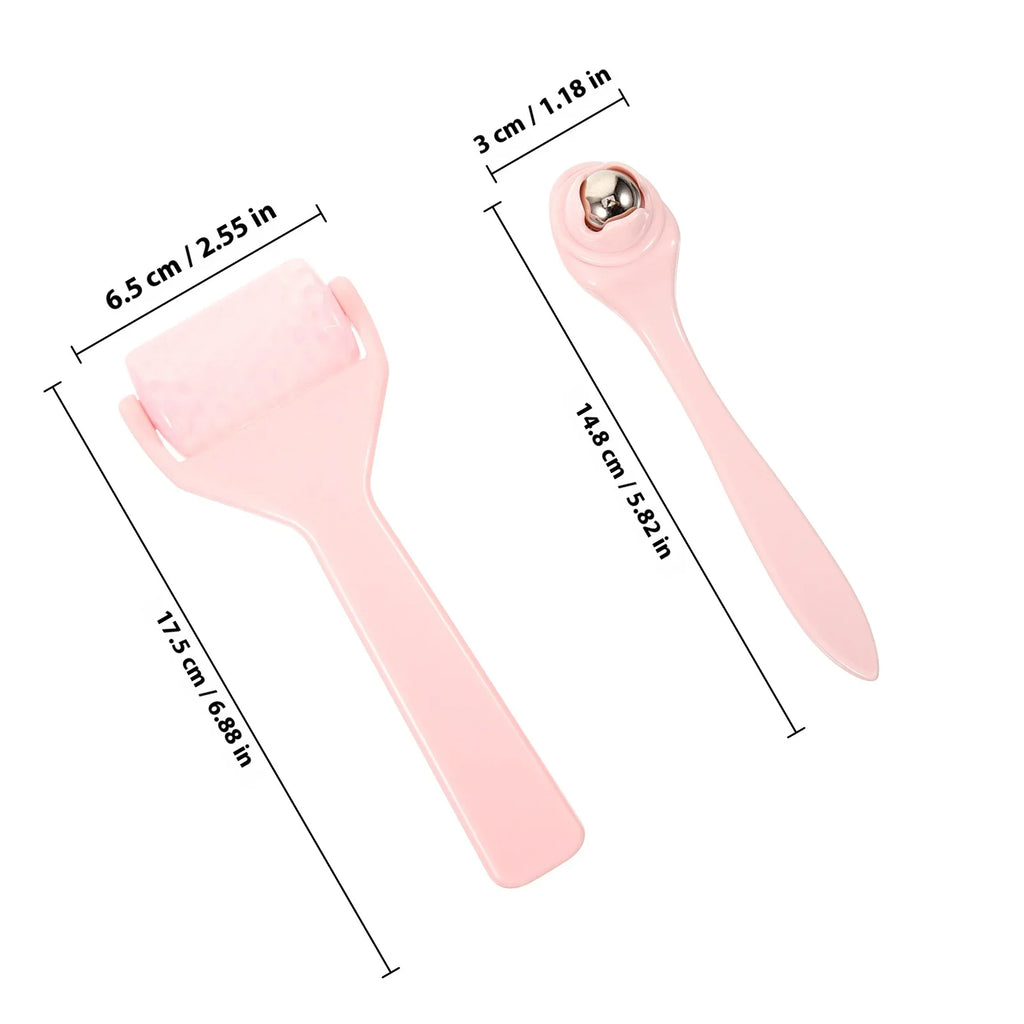 Face & Eye Roller Massager Set | Portable Facial Beauty Tool Facial Roller Set QXL