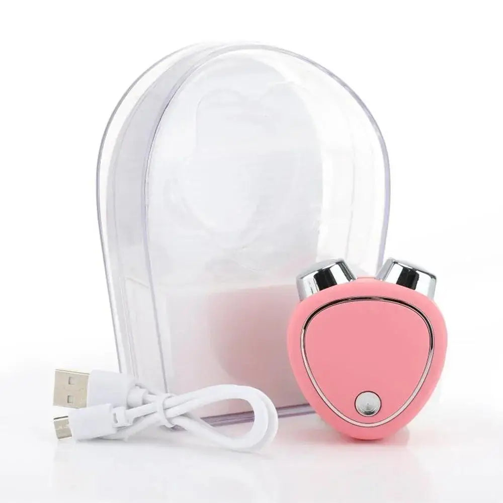 Microcurrent Facial Massager – Face Lifting & Firming Tool Facial Massager Device QXL B-Pink