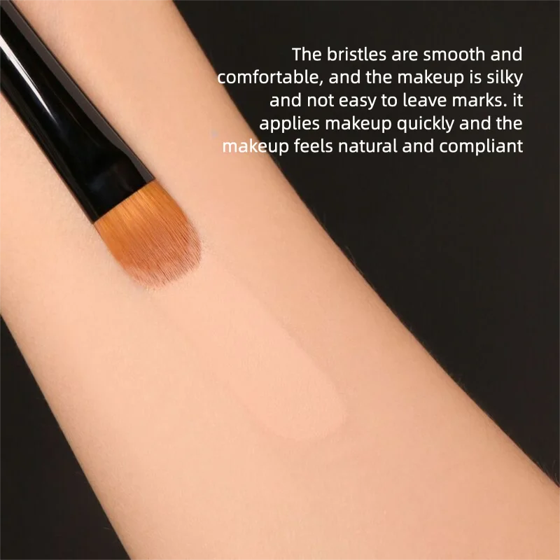 D61 Flat Head Powder & Cream Makeup Brush – Soft Bristle Makeup Brush QXL