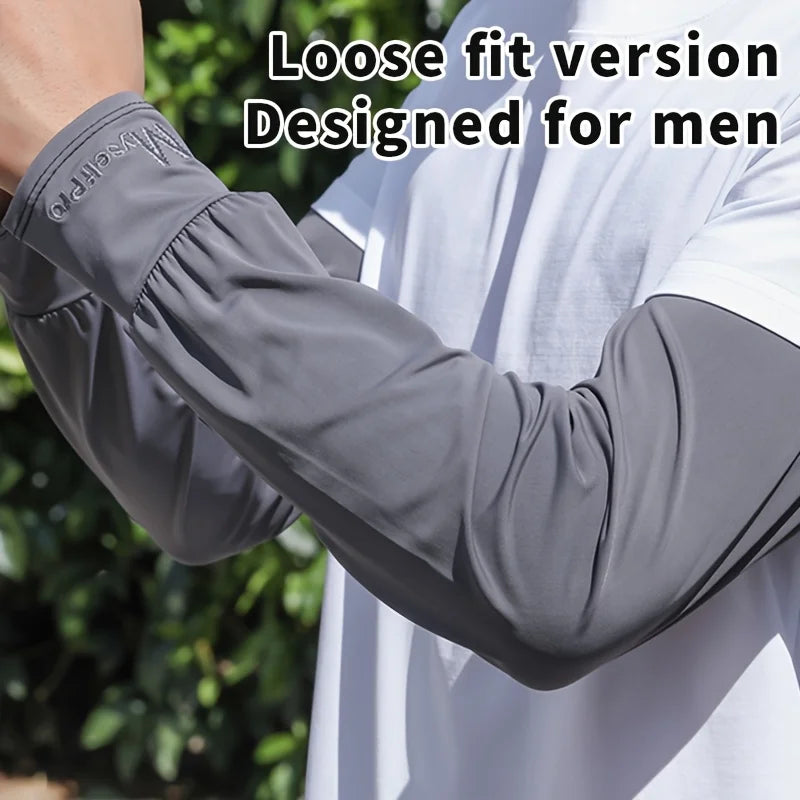 UPF 50+ Sun Protection Arm Sleeves | Cycling & Driving Unisex Sun Protection Arm Sleeves QXL