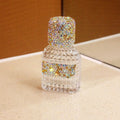 30ml Diamond Refillable Perfume Spray Glass Bottle | Travel Perfume Atomizer Bottle QXL 30ml gold
