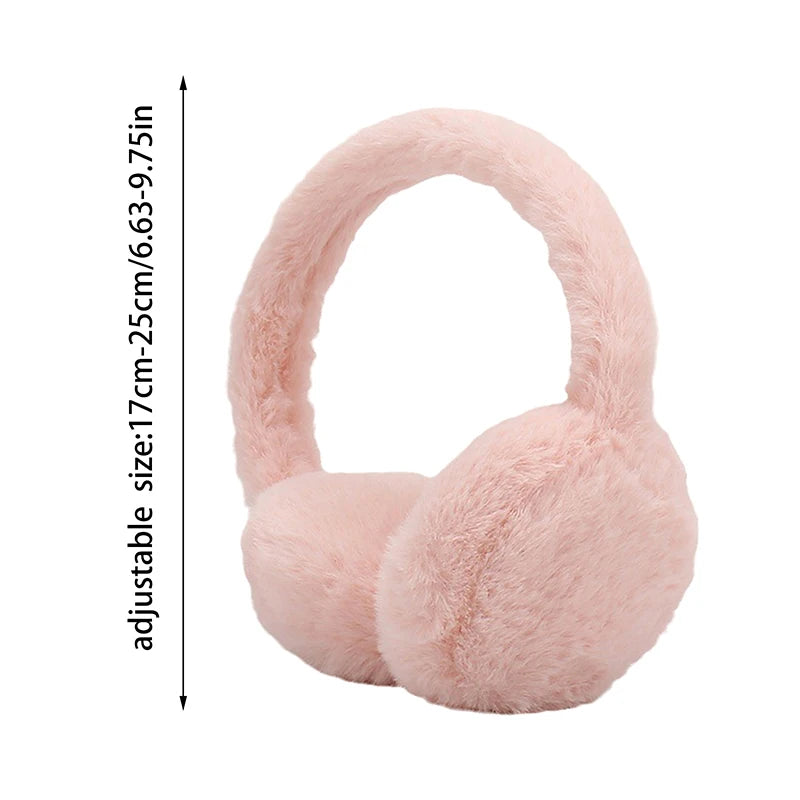 Soft Plush Foldable Ear Warmers | Winter Earmuffs Winter Ear Warmers QXL