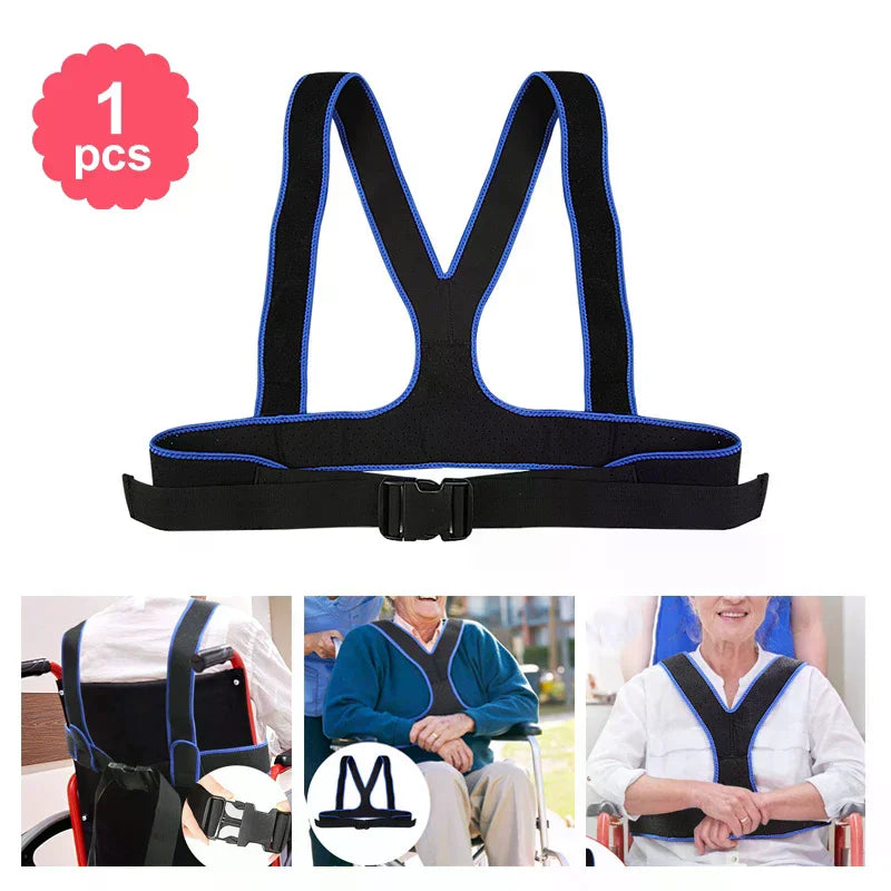 Wheelchair Safety Restraint Belt | Positioning Strap & Buckle Wheelchair Safety Strap QXL