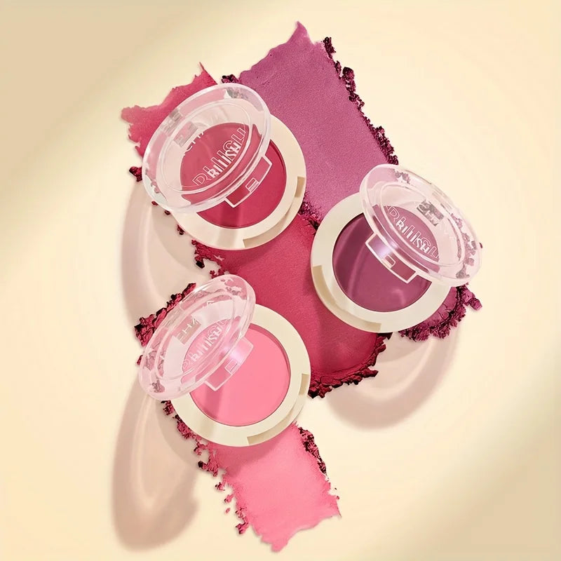 Pearlescent Blush Powder | Long-Lasting Waterproof Blusher Blush Powder QXL