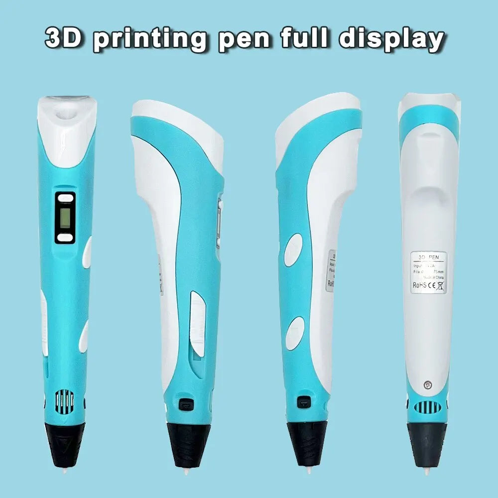 USB 3D Drawing Pen with 9M PLA Filament | Kids Art Gift 3D Drawing Pen QXL
