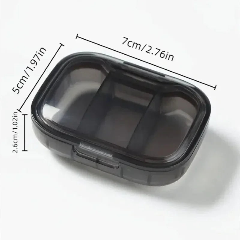 Portable Pill Organizer & Splitter | Compact Travel Pill Box Pill Organizer Box QXL